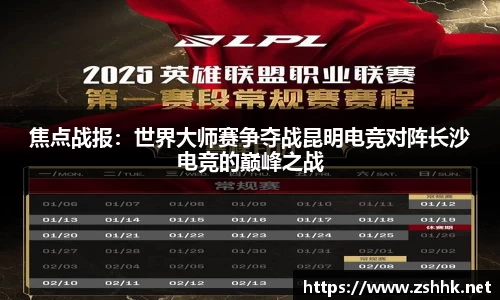焦点战报:世界大师赛争夺战昆明电竞对阵长沙电竞的巅峰之战